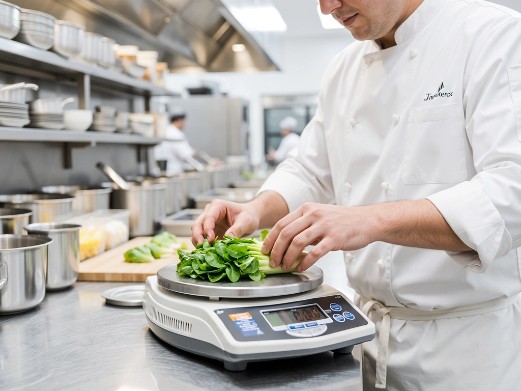 Ingredient weighing process